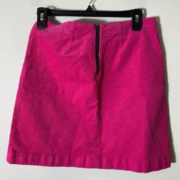 Girl's Vineyard Vines Hot Pink Corduroy Mini Skirt Sz 14 - Picture 2 of 3